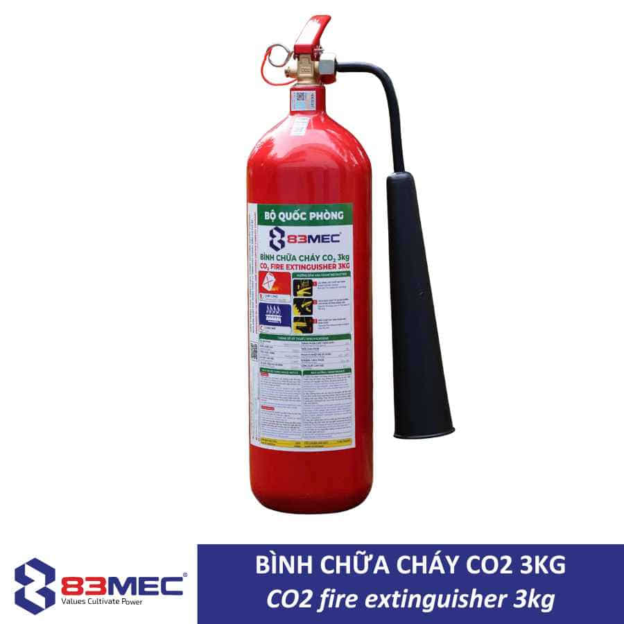 Bình chữa cháy CO2 3kg 83MEC Bình chữa cháy CO2 3kg 83MEC