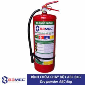 Bình chữa cháy bột ABC 6kg 83MEC