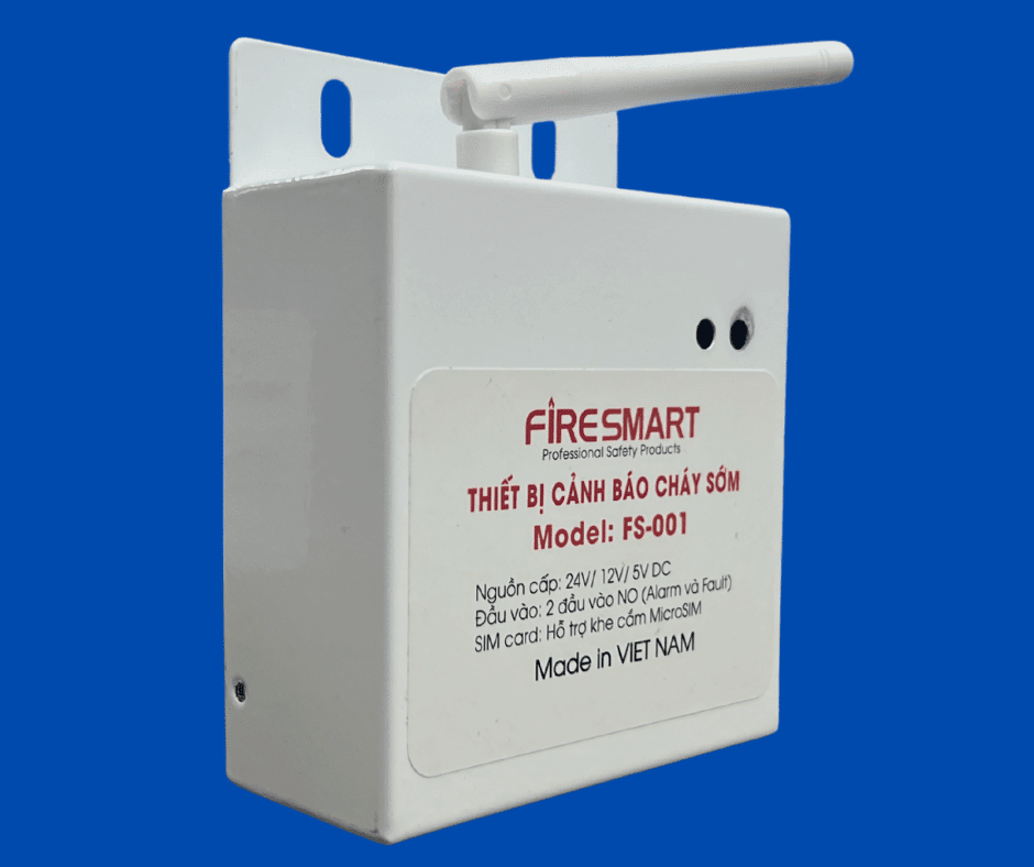 Thiết bị cảnh báo cháy sớm – kết nối điện thoại FS-001 Thiết bị cảnh báo cháy sớm – kết nối điện thoại FS-001