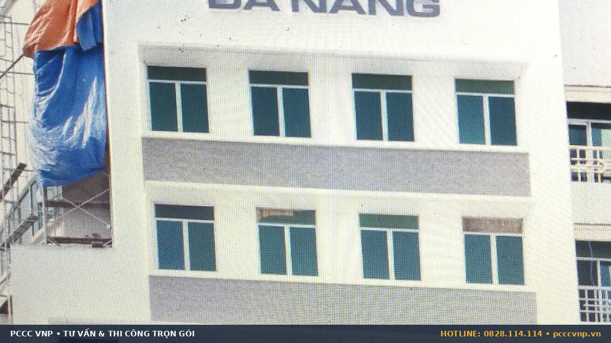 Dự án công trình tòa nhà trung tâm điều hành do VNP lắp đặt PCCC