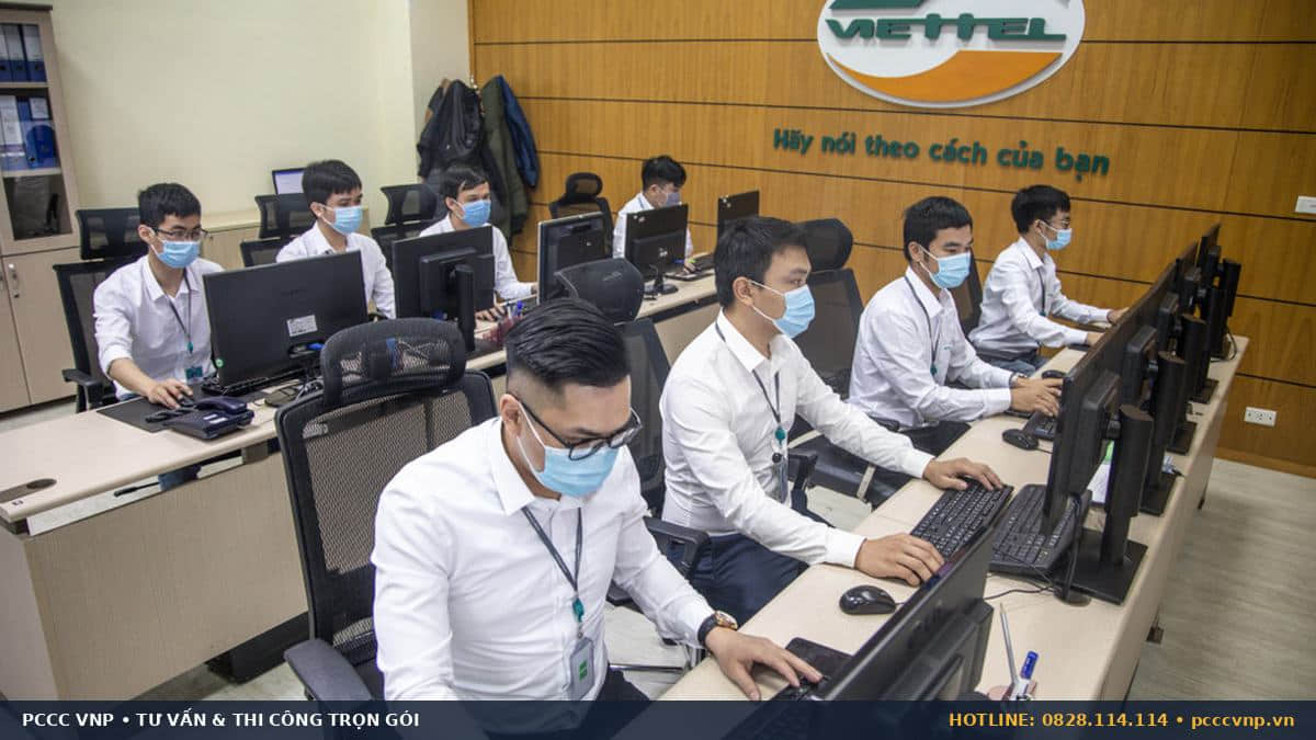 Giải pháp PCCC cho phòng server, data center, tủ điện Hạ tầng phòng máy chủ tại trung tâm dữ liệu Viettel IDC