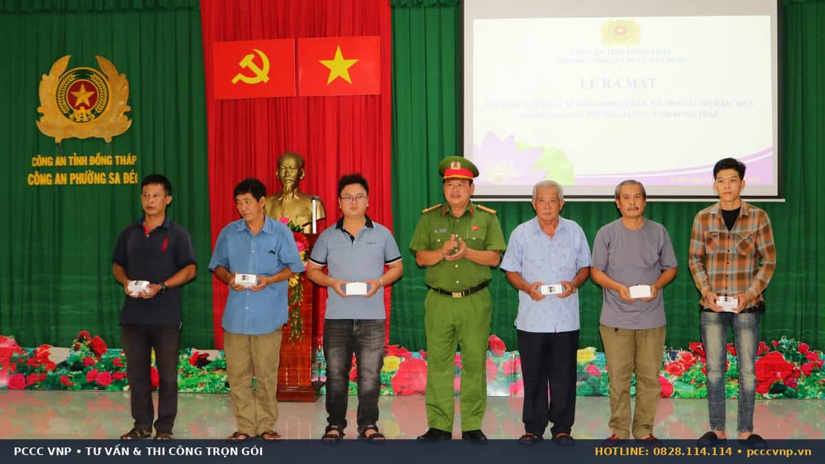 Triển khai thiết bị phòng ngừa cháy nổ cho hộ dân Việt Nam