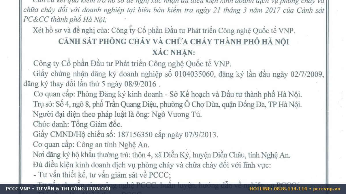 Lưu trữ hồ sơ phòng cháy chữa cháy ngăn nắp tại cơ sở