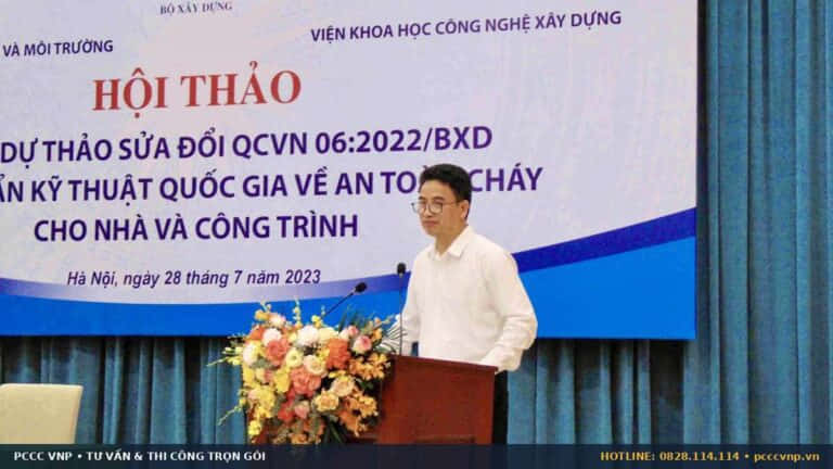 TCVN 3890:2023 và yêu cầu trang bị phương tiện PCCC