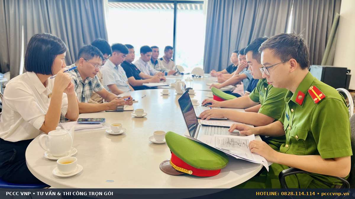 Sơ đồ nguyên lý hệ thống PCCC trong hồ sơ thẩm duyệt thiết kế