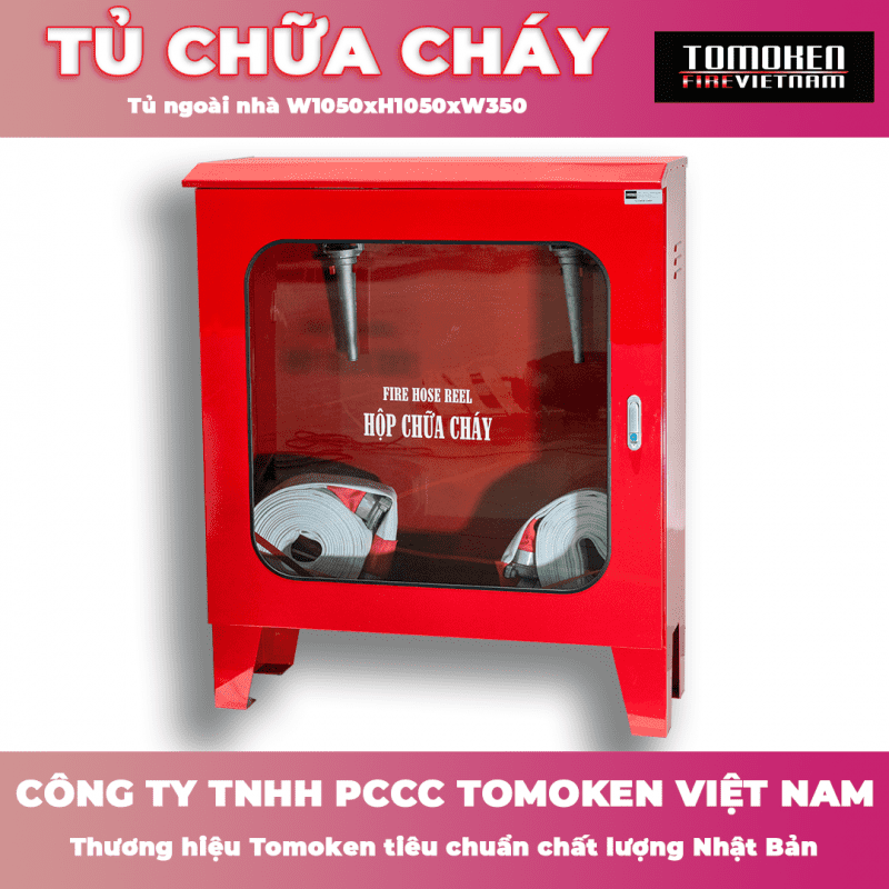 Tủ chữa cháy ngoài nhà Tomoken TMK-NH1050-1.5 Tủ chữa cháy ngoài nhà Tomoken TMK-NH1050-1.5