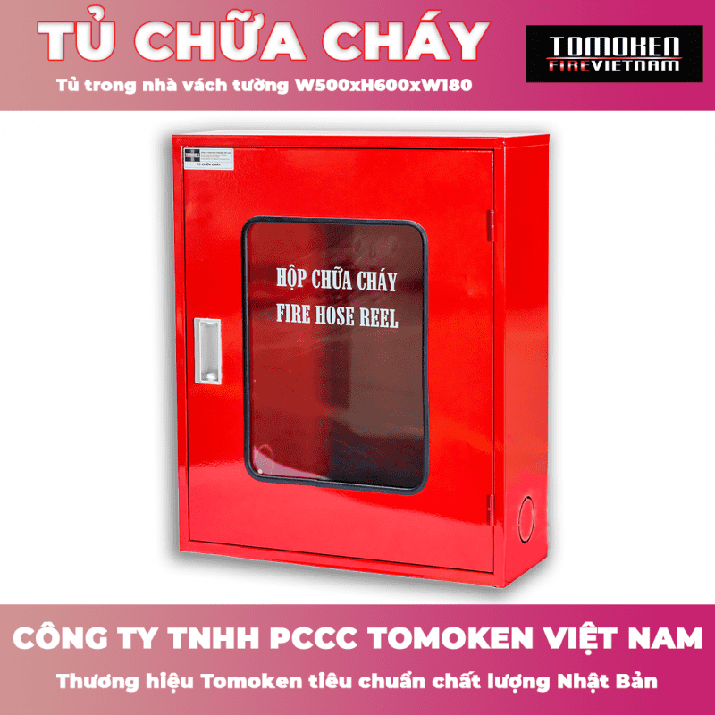 Tủ chữa cháy trong nhà vách tường Tomoken TMK-NN600-0.6 Tủ chữa cháy trong nhà vách tường Tomoken TMK-NN600-0.6