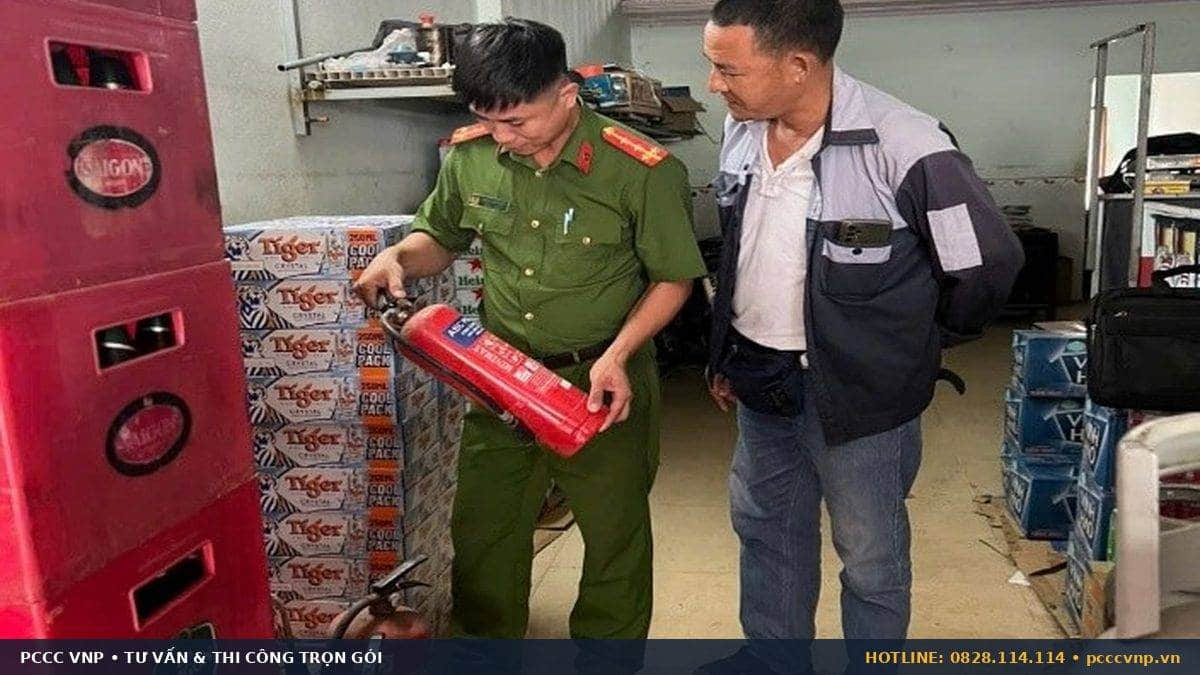 Hướng dẫn cơ sở kinh doanh chuẩn bị phương án và phương tiện PCCC