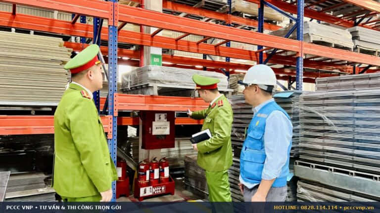 Giải pháp PCCC cho kho hàng, xưởng sản xuất, xưởng gỗ