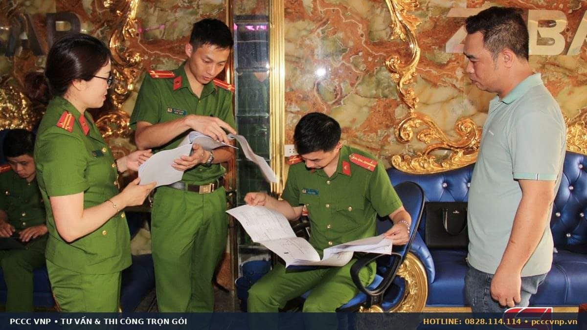 Rà soát hồ sơ an toàn PCCC tại phòng karaoke