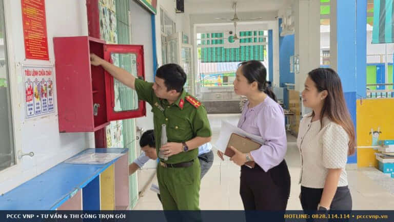 Giải pháp PCCC cho trường học, trung tâm ngoại ngữ, mầm non