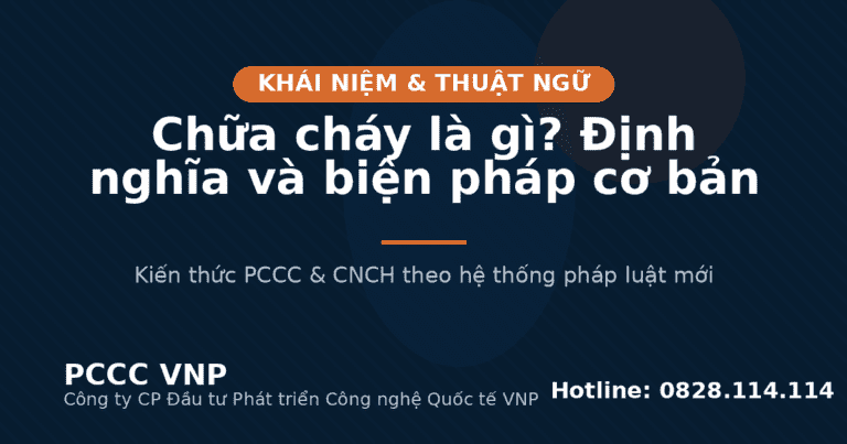 Chữa cháy là gì? Định nghĩa và biện pháp cơ bản
