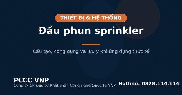 Đầu phun sprinkler