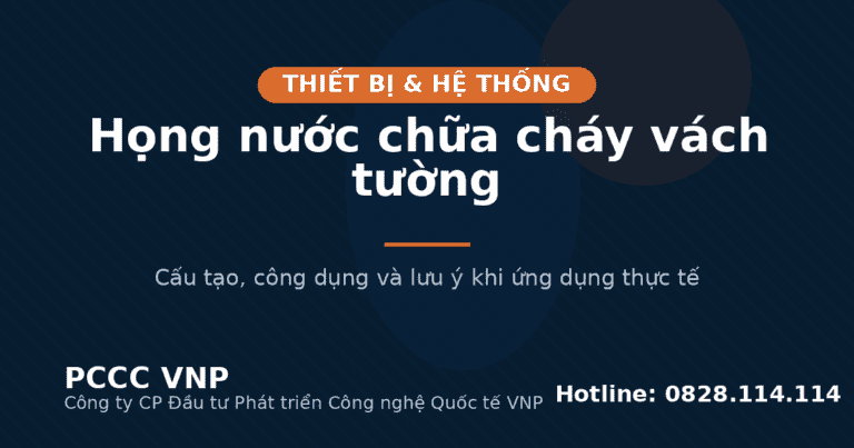 Họng nước chữa cháy vách tường
