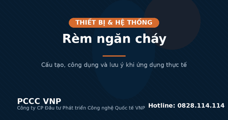 Rèm ngăn cháy