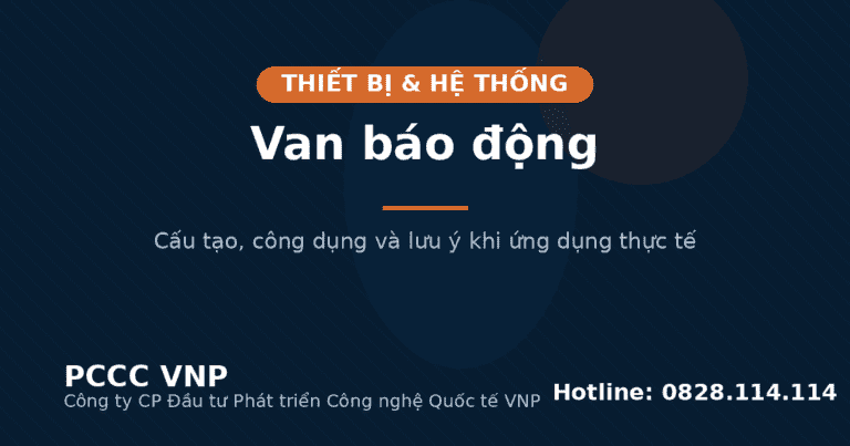 Van báo động